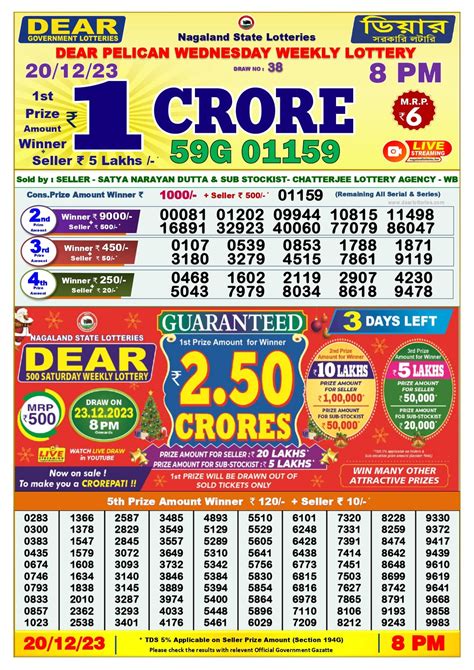 dear kosai lottery result today 1pm|Nagaland State Lottery Result Today 1 PM Live, Dear Kosai.